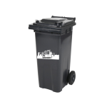 Afvalcontainer Sticker Skyline Leeuwarden